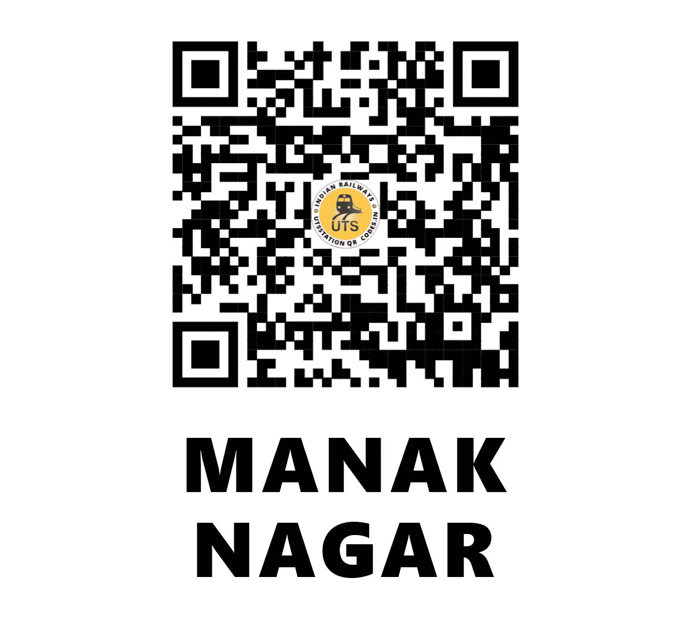 UTS QR Code for MANAK NAGAR - MKG (NR - UTTAR PRADESH)
